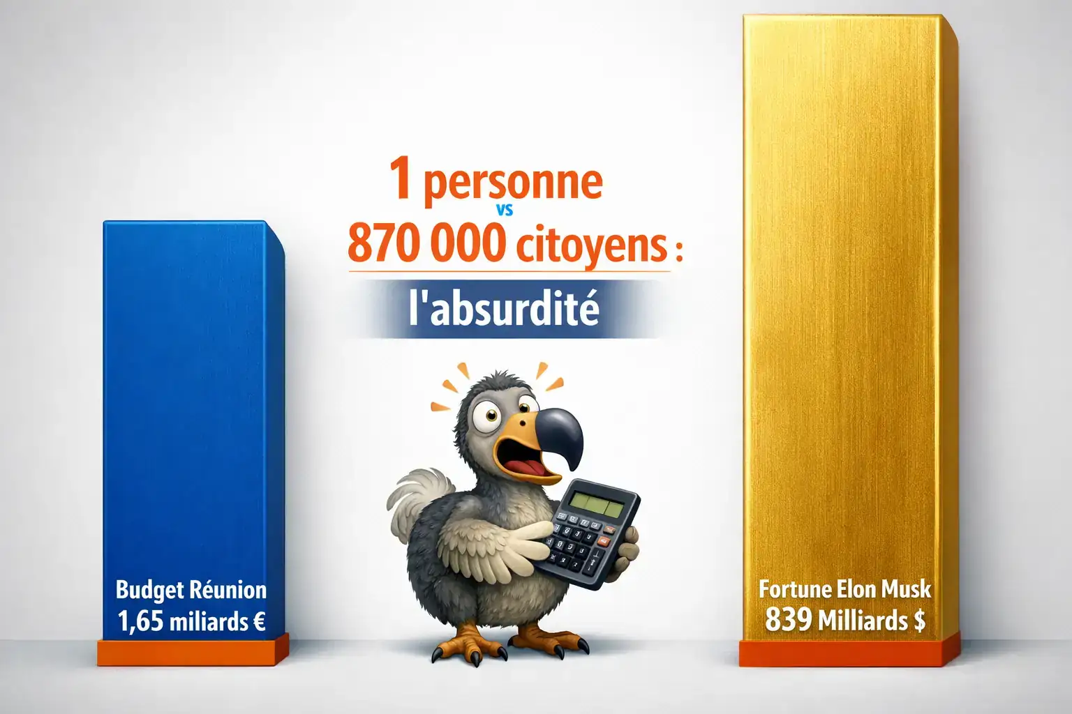 Elon Musk versus La Réunion, niveau budget