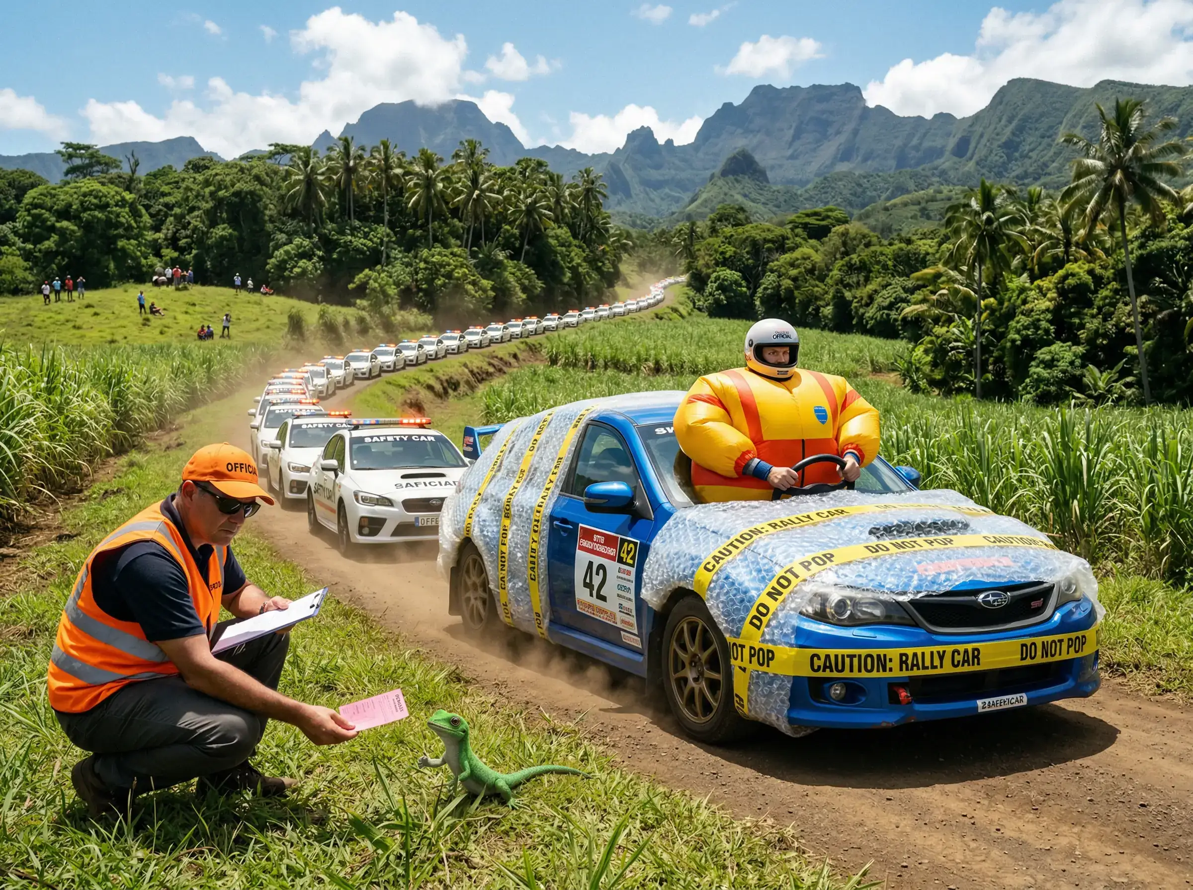 Rallye automobile à La Réunion