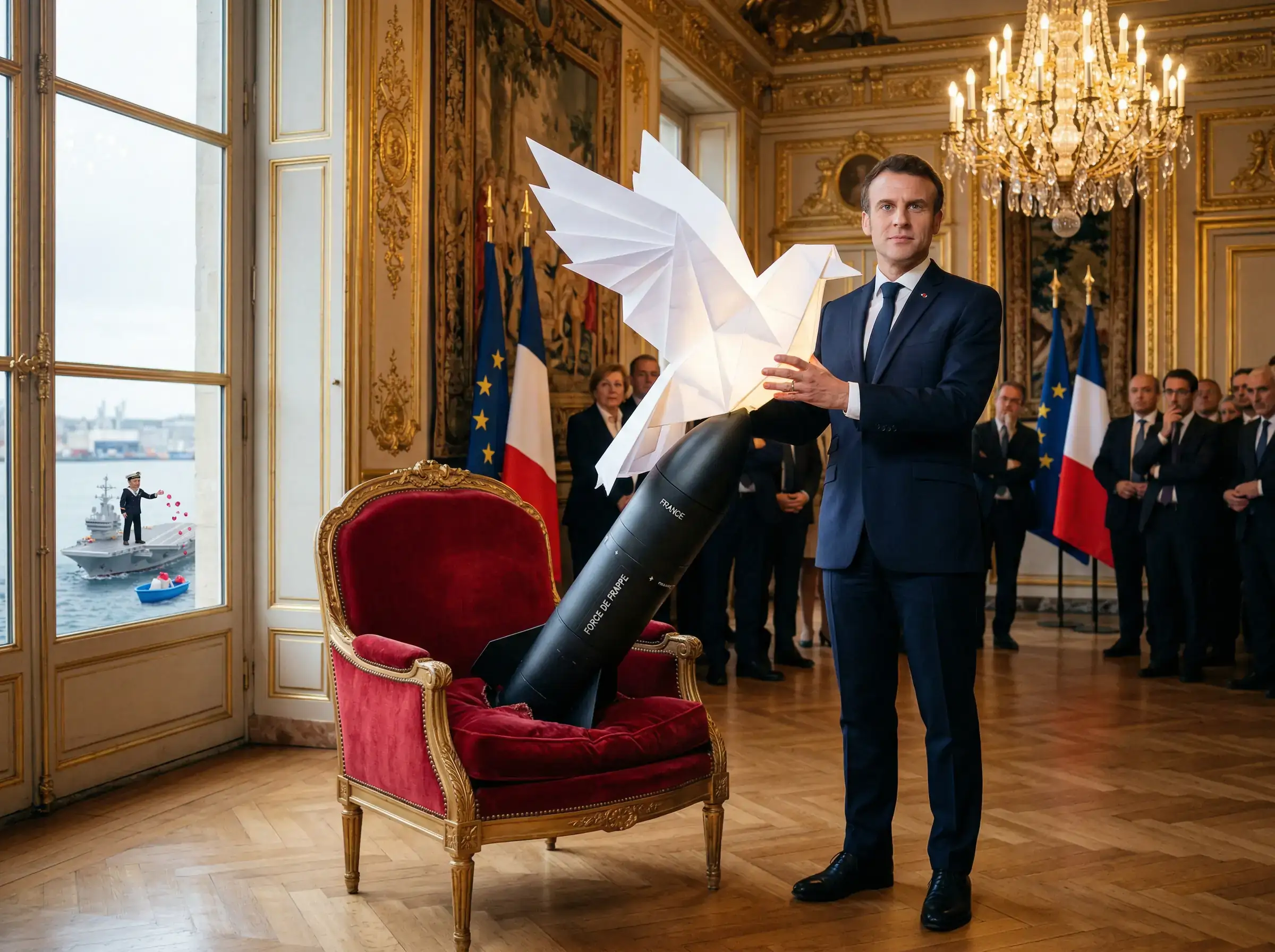 Emmanuel Macron et la "guerre de courtoisie"