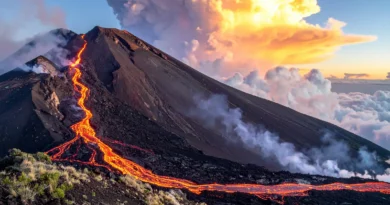 Eruption volcanique et cyclones à La Réunion