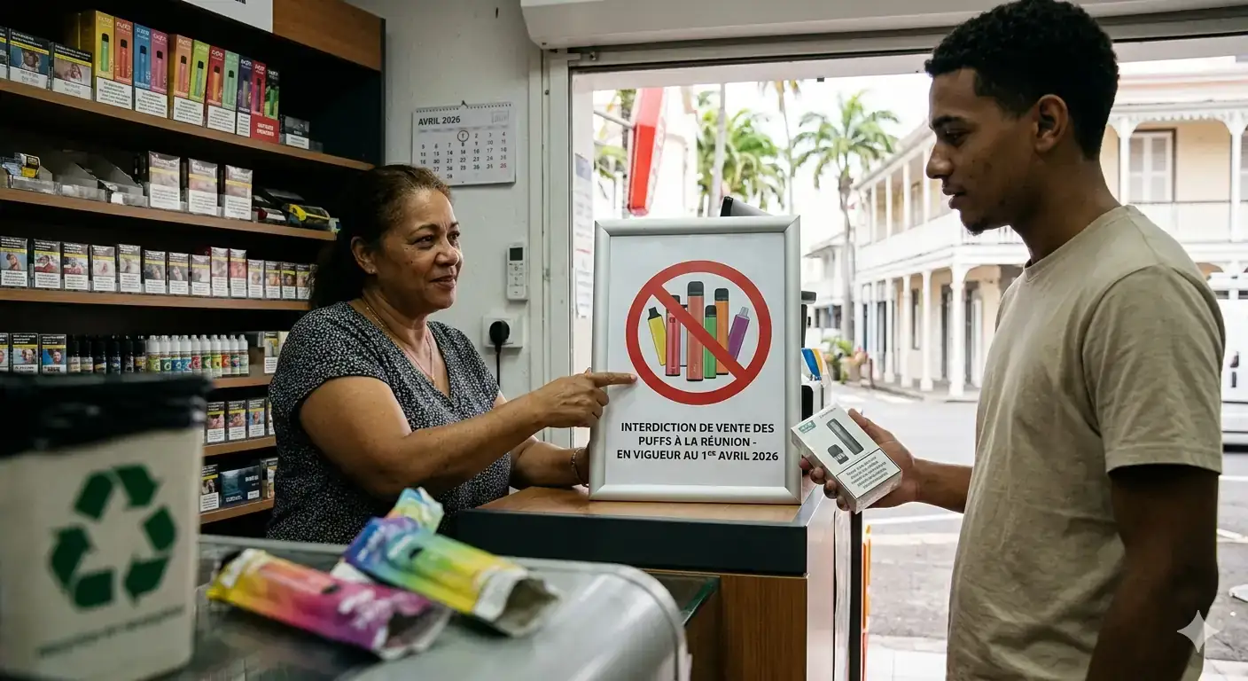 Interdiction puffs La Réunion