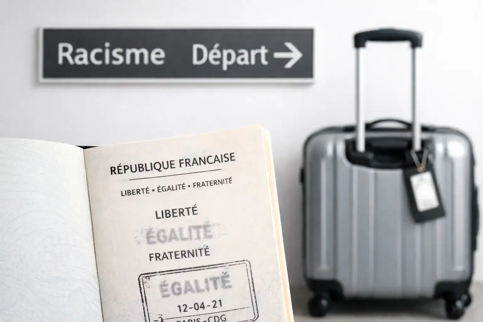 Racisme - passeport départ