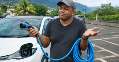 Voiture électrique à La Réunion