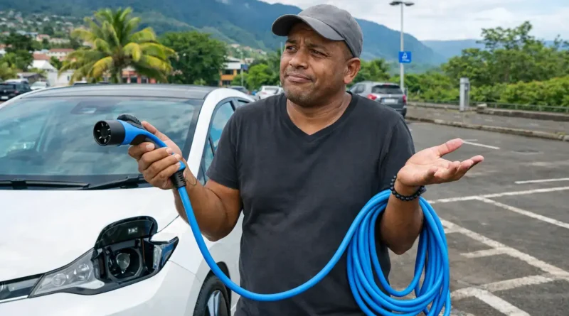 Voiture électrique à La Réunion