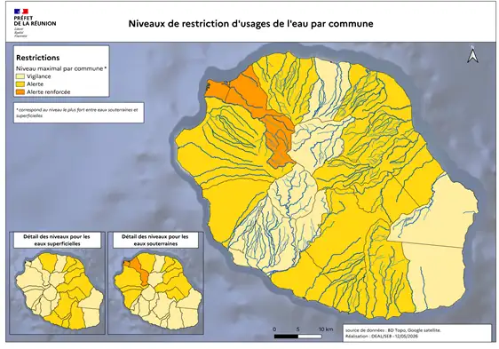 Carte eau