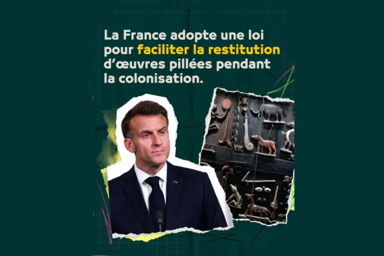 Restitution œuvre colonisation
