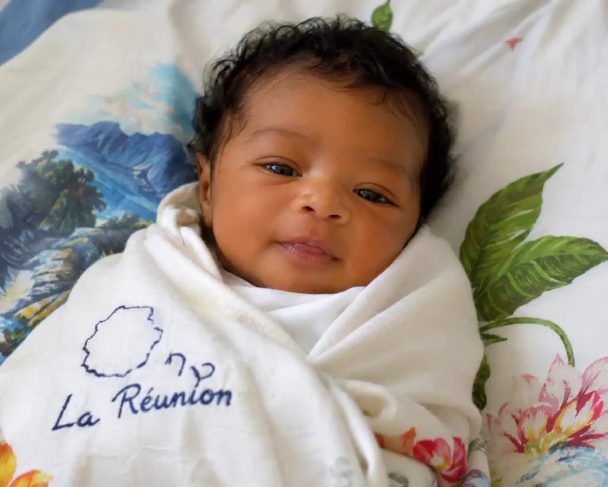 Bébé né à La Réunion