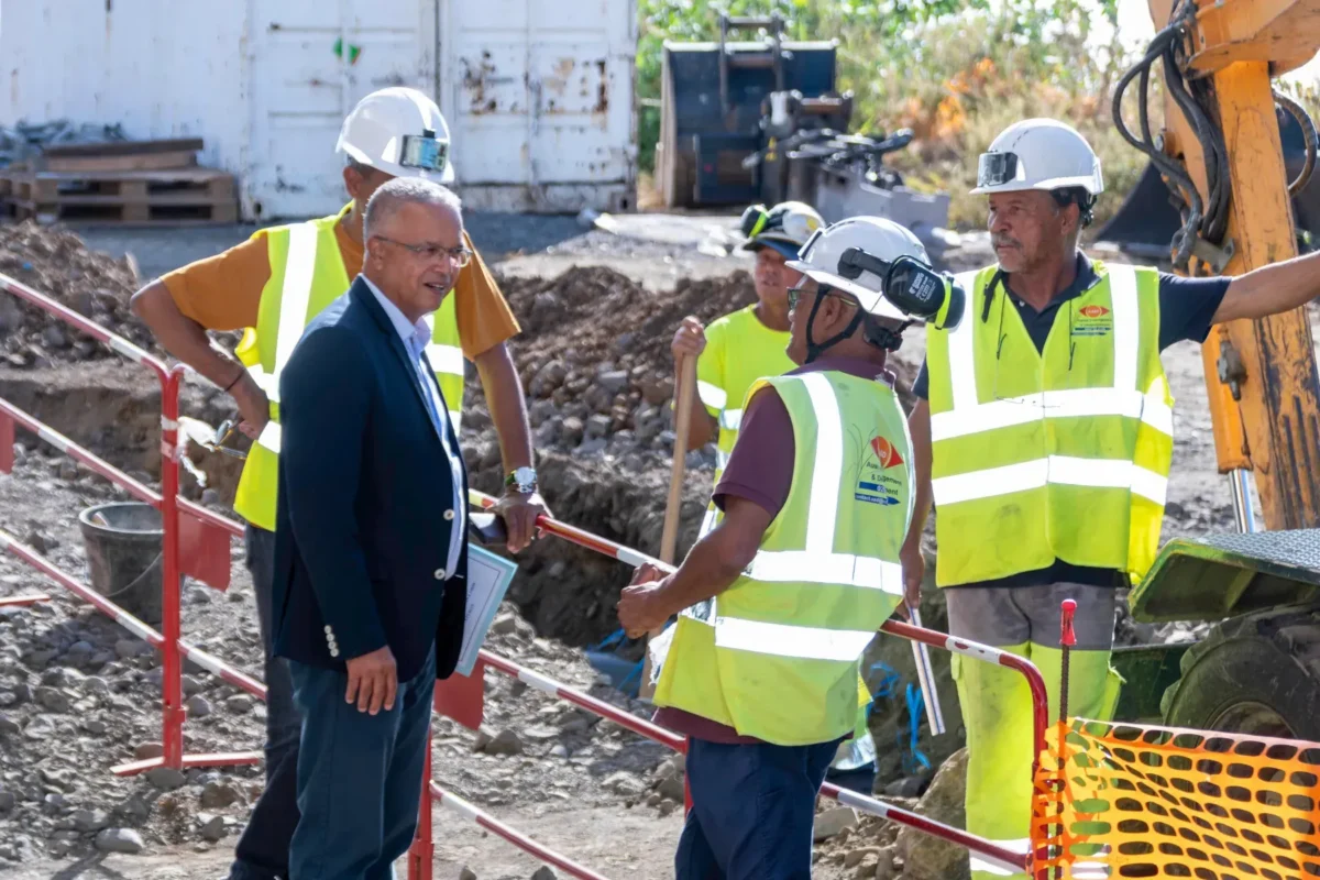 Visite chantier caserne SDIS