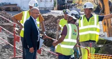 Visite chantier caserne SDIS