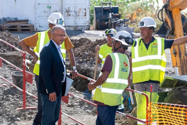 Visite chantier caserne SDIS