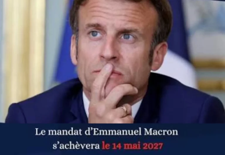 Fin mandat Macron 2027